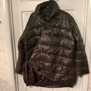Universal Standard Dark Puffer Jacket